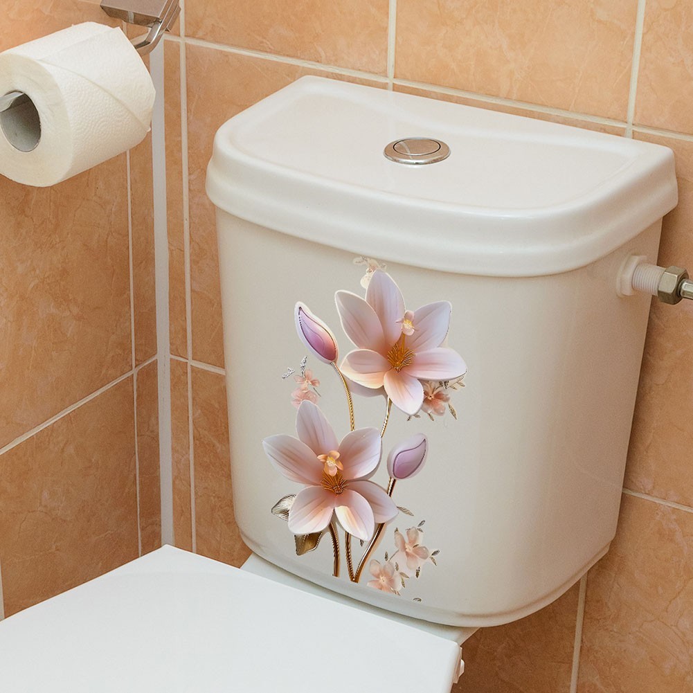 Vibrant and Stylish Wall Decor featuring 3D Floral Patterns Easy to Apply
