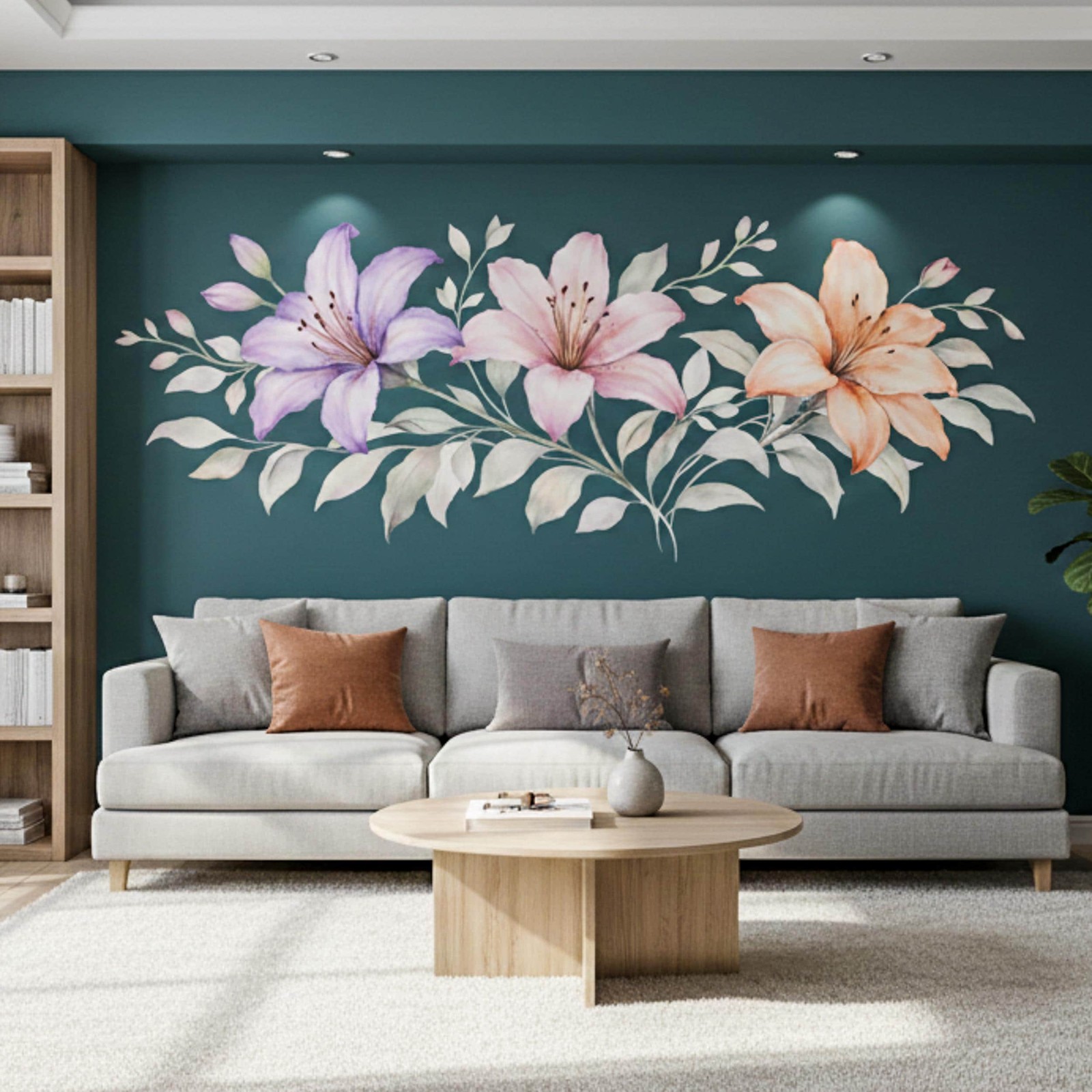 Lily Flower Decal | Watercolor Bouquet