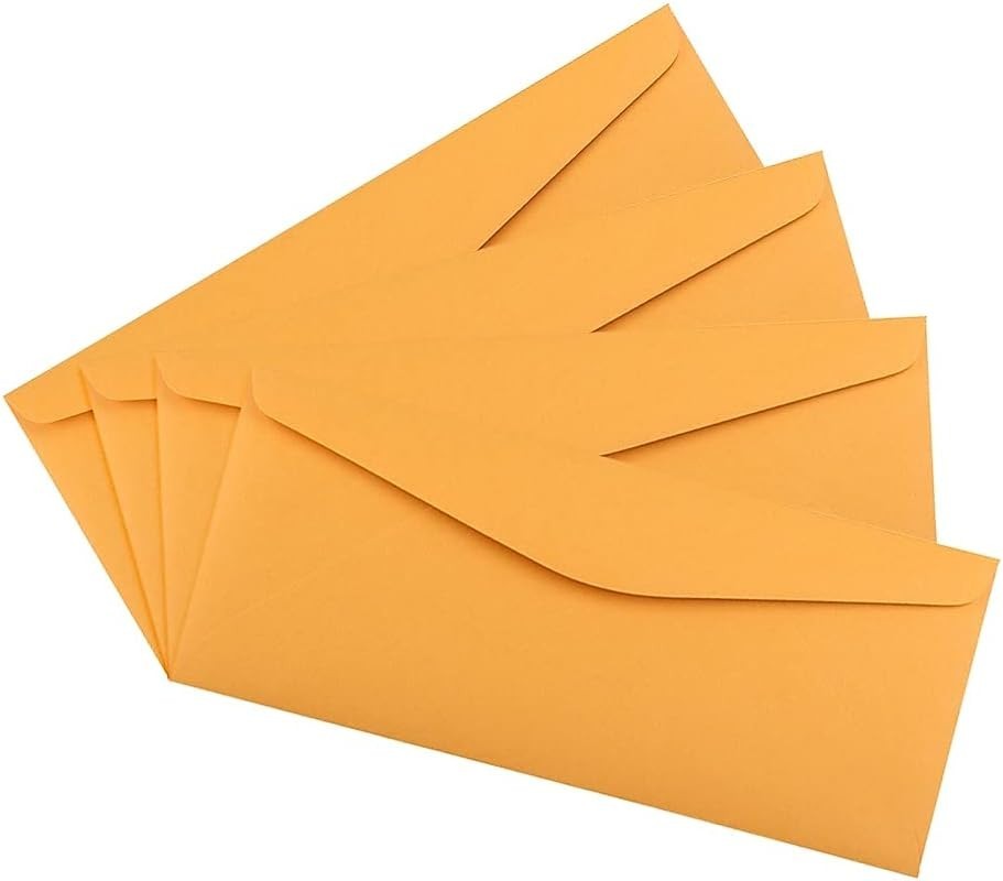 #11 Envelopes – 4 1/2 x 10 3/8 – Brown Kraft Manila – 50/Pack