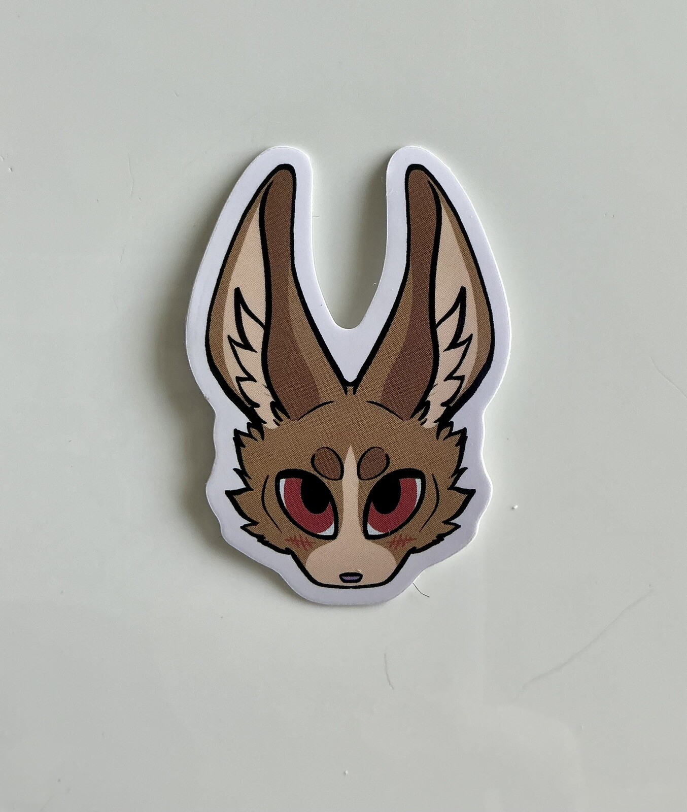 Brown Tan Rabbit High Quality Waterproof 2” Sticker Custom Unique Art