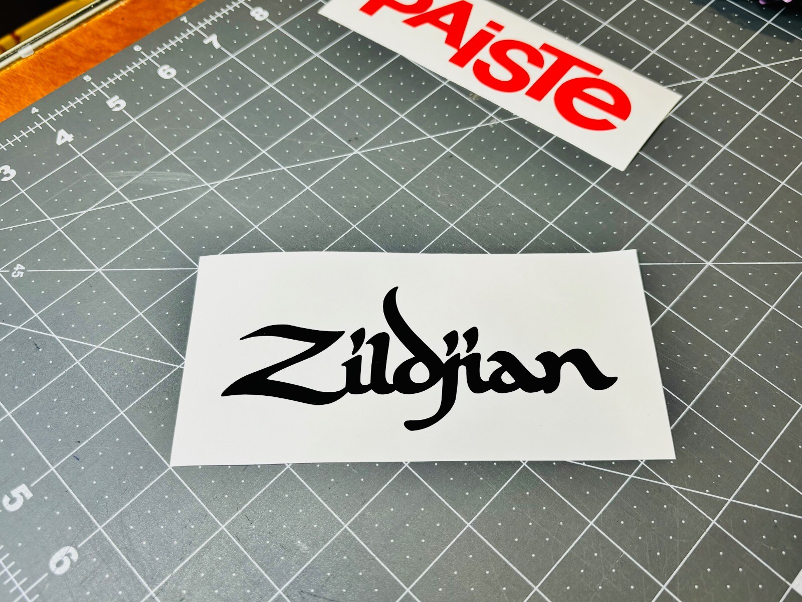 Cymbal Brand Vinyl Decal MANY Sizes & Colors – FREE Ship + Buy 2 Get 1 FREE