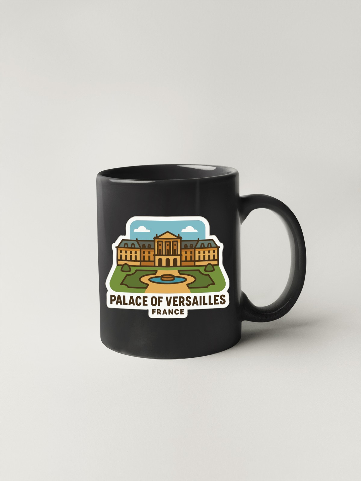 Palace of Versailles France Sticker Decal Vinyl Die-Cut Symbolic Landmark Design
