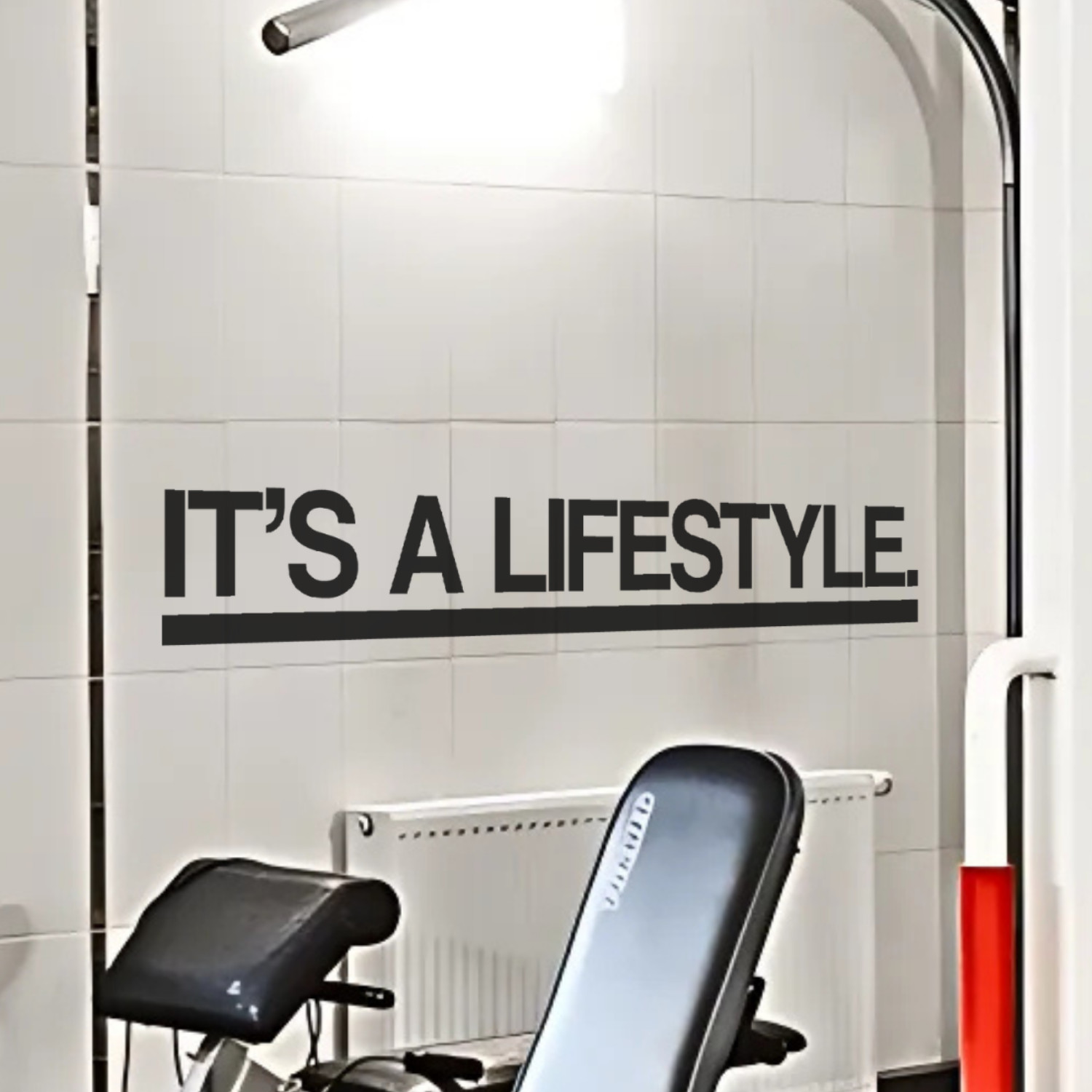 Motivational Wall Decal – It's a Lifestyle – Inspirational Home or Gym Decor
