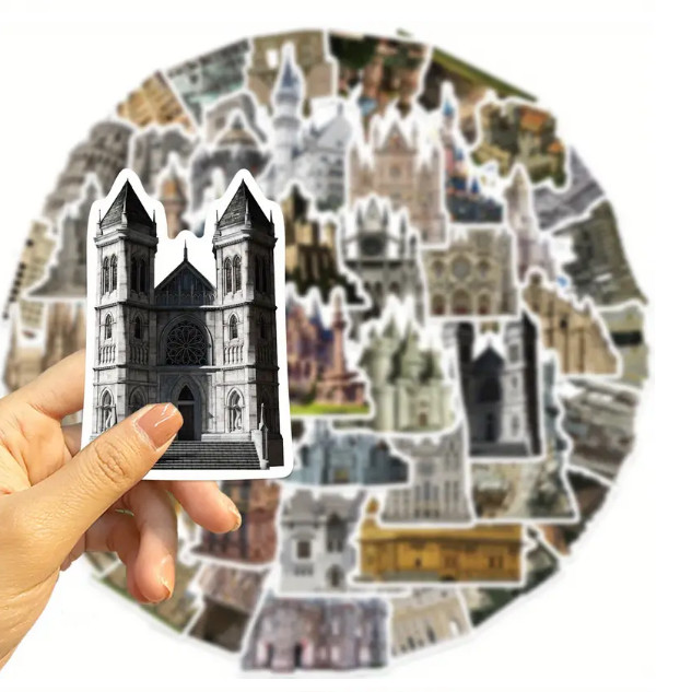 MEDIEVAL CASTLES Vinyl Stickers – Select A Sticker