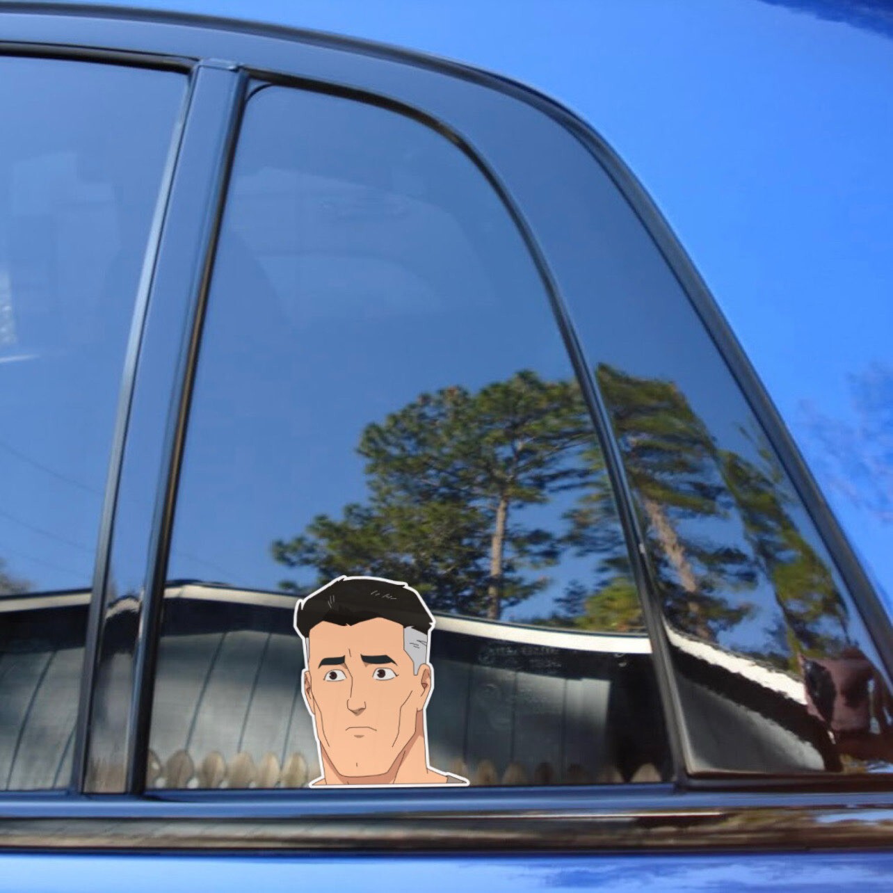 Omni Man Invincible "Pretty Sure" vinyl decal sticker