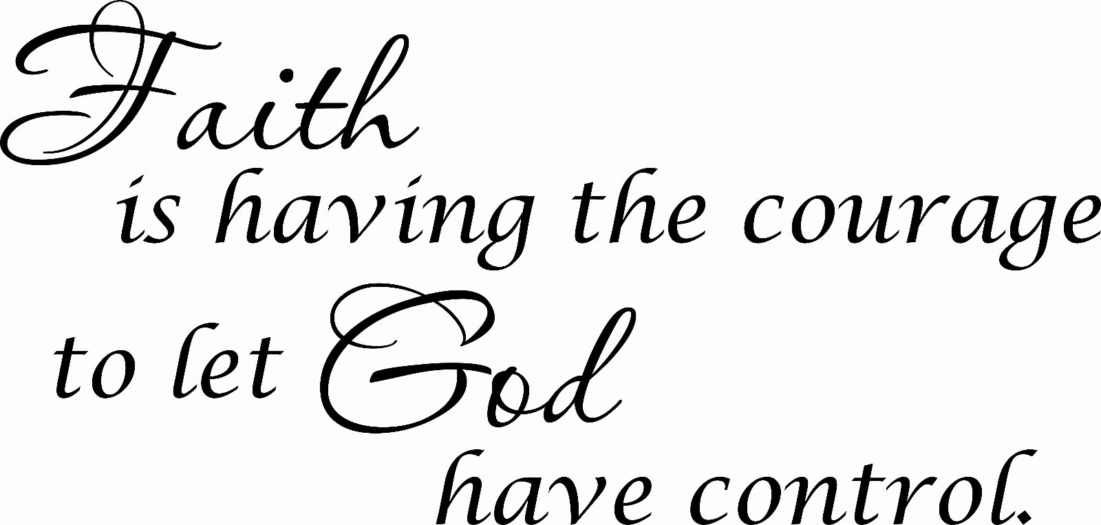ST1004 Faith Is Having 11×22 Vinyl Wall Decal Wall Decal by Scripture Wall Art