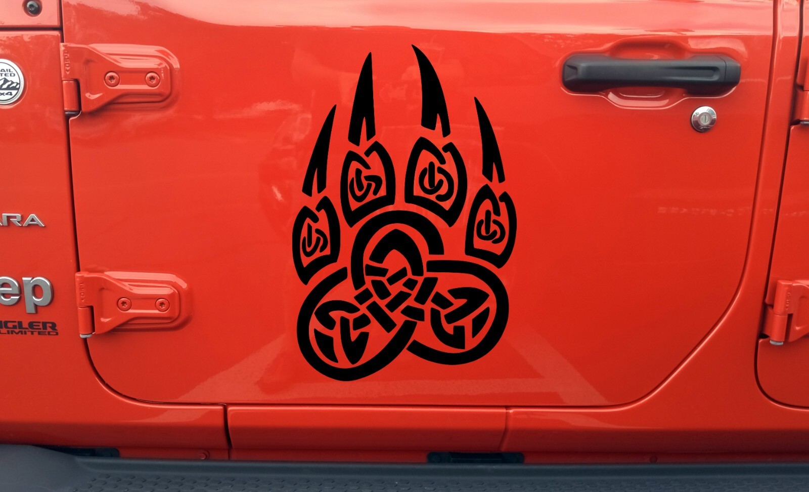 Viking Bear Claw Berserker Vinyl Decal V2 – Paw Norse Mythology Die Cut Sticker