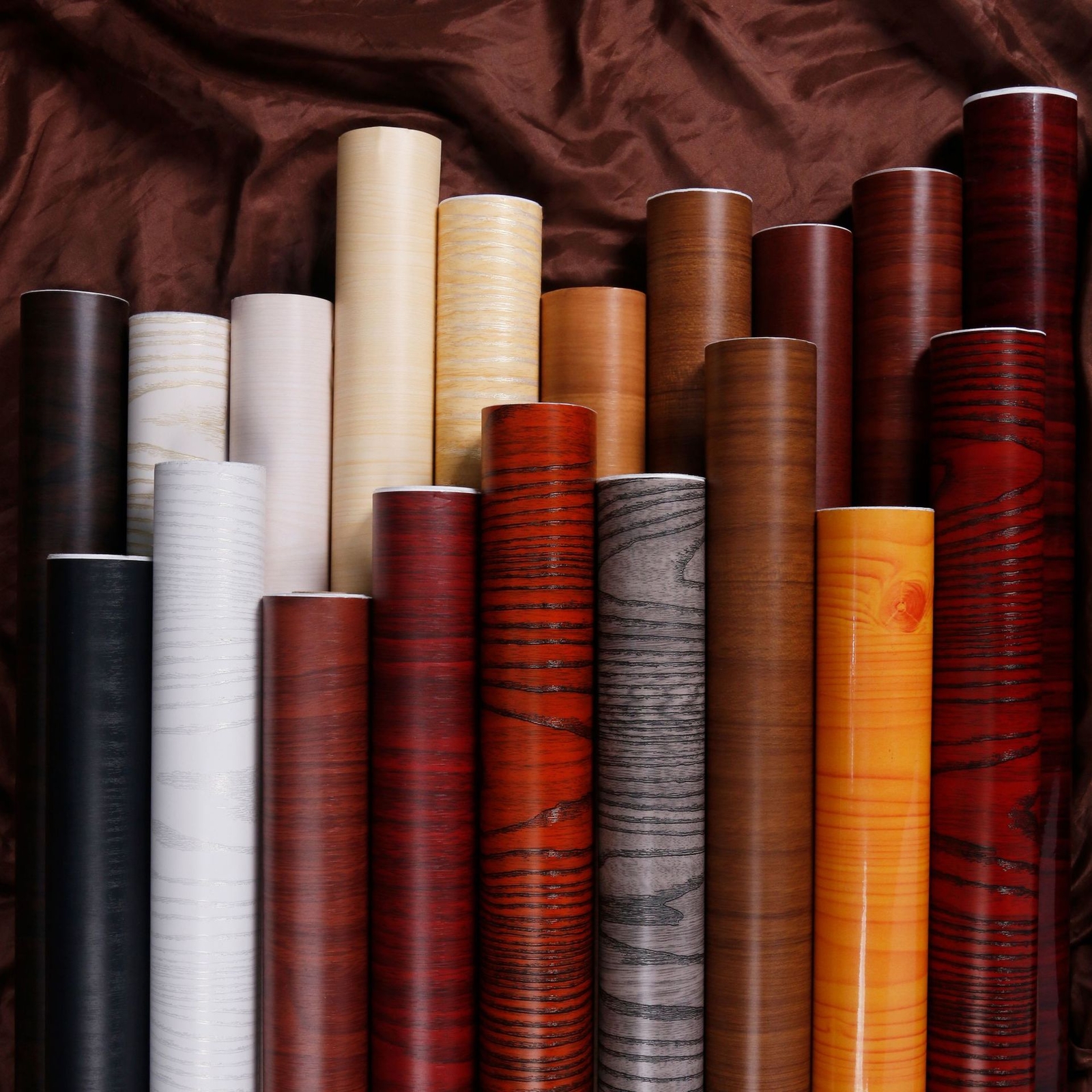 Wood Grain Self-Adhesive Wallpaper Waterproof PVC Contact Stickers Home Decor