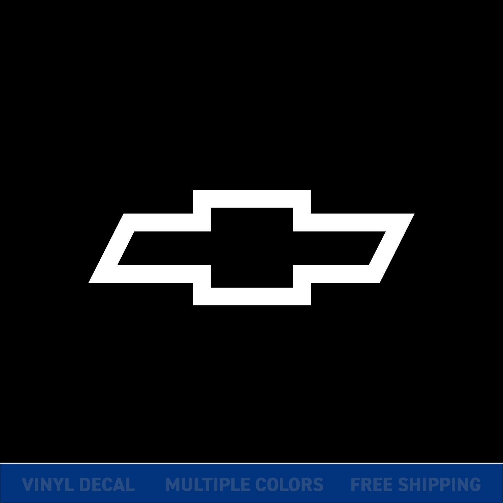 Chevy Bowtie Decal Chevrolet Logo Sticker Silverado Tahoe Truck Window Vinyl