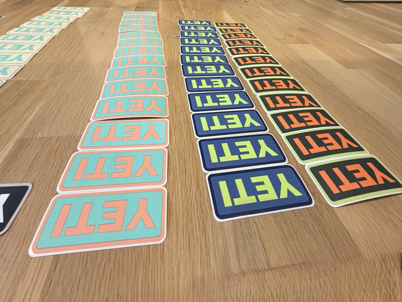 yeti stickers lot of 67 and Yeti cup/can Collectible
