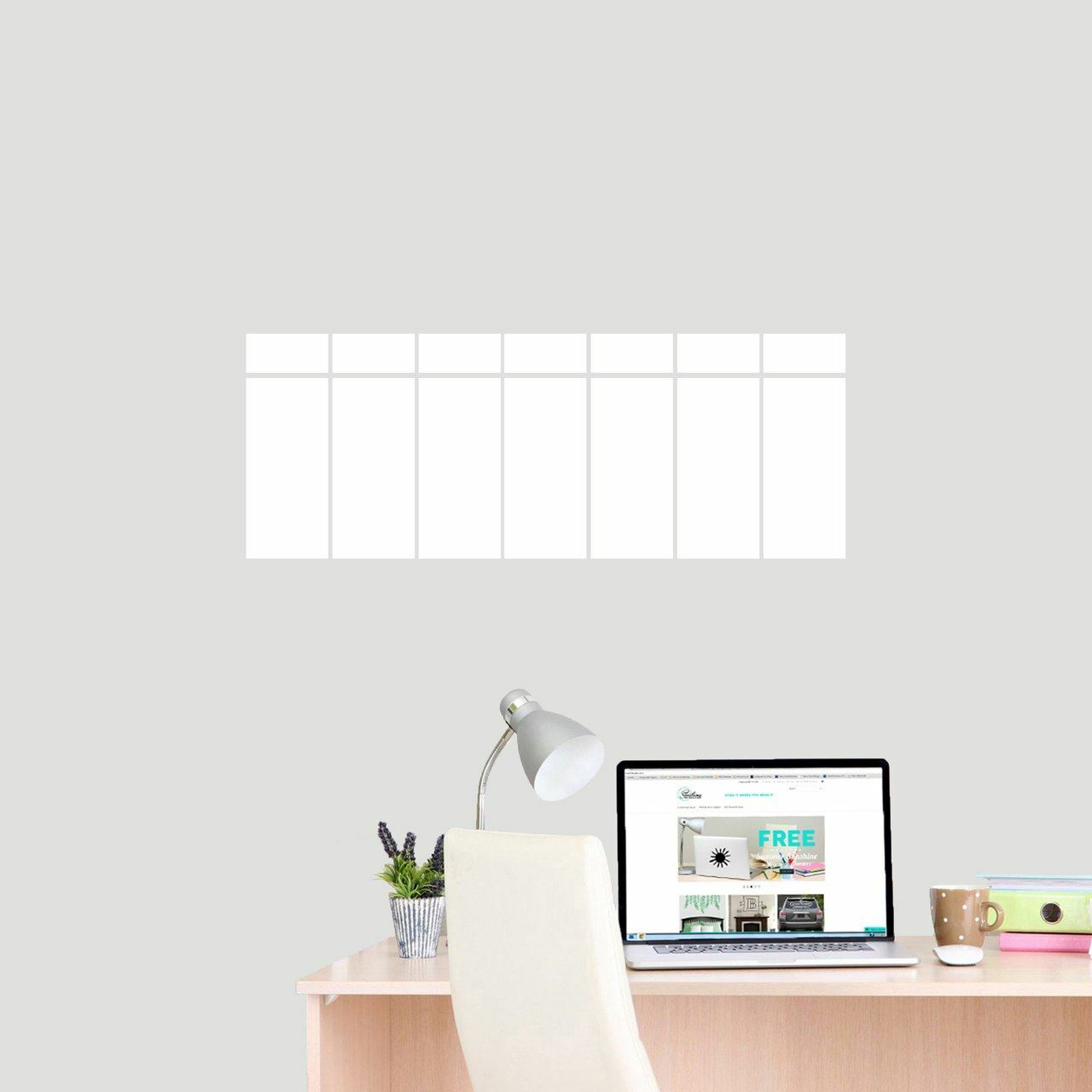 This Week Dry Erase Calendar Wall Decal – Organizing, Schedule, Calendar