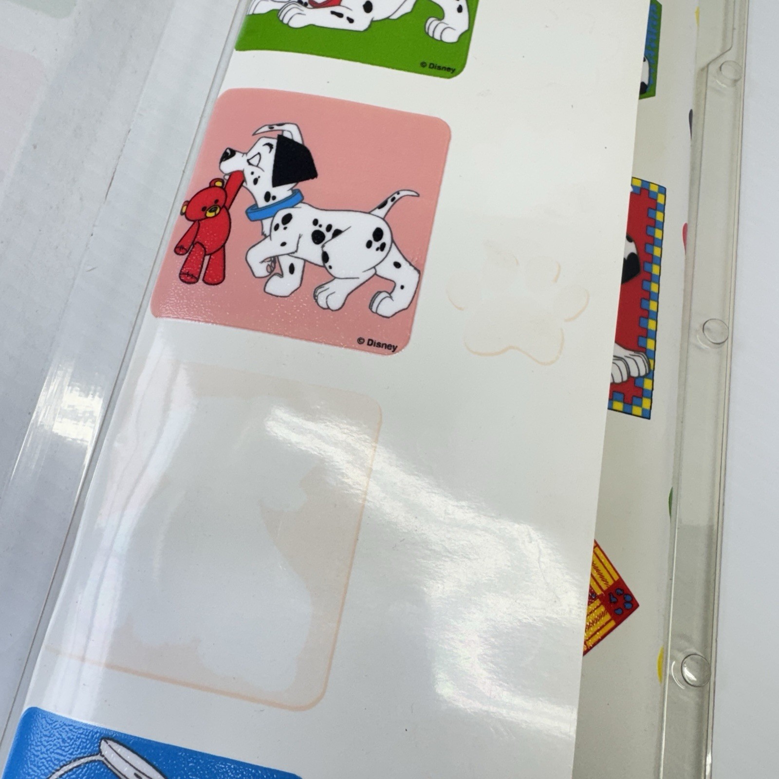 Priss Prints 101 Dalmatians Wall Decor Self Stickers Reusable Vtg Disney 90s