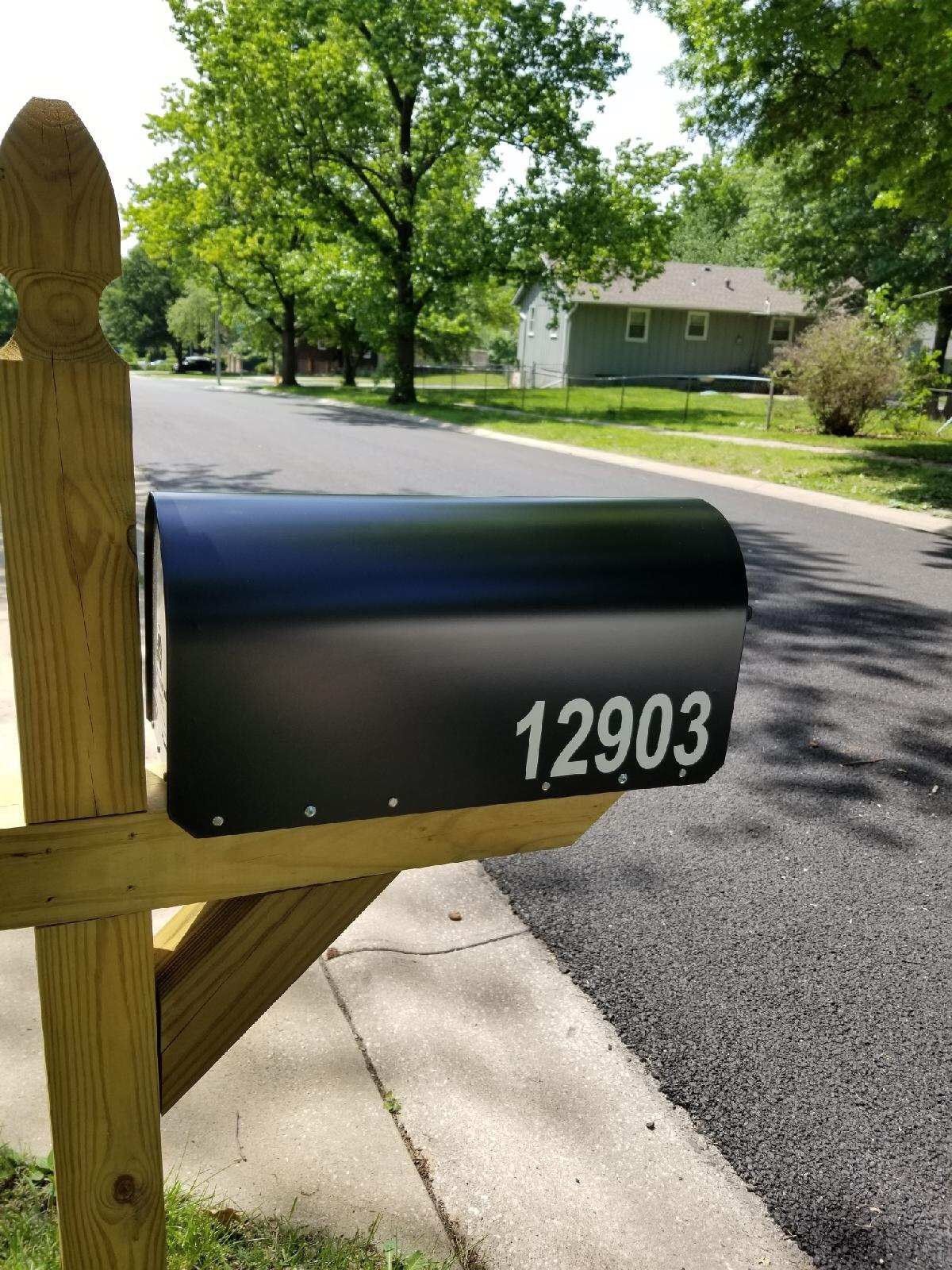 Lot of 2 REFLECTIVE 1.5" 2" 2.5" 3" Mailbox Custom NUMBERS Decals Stickers