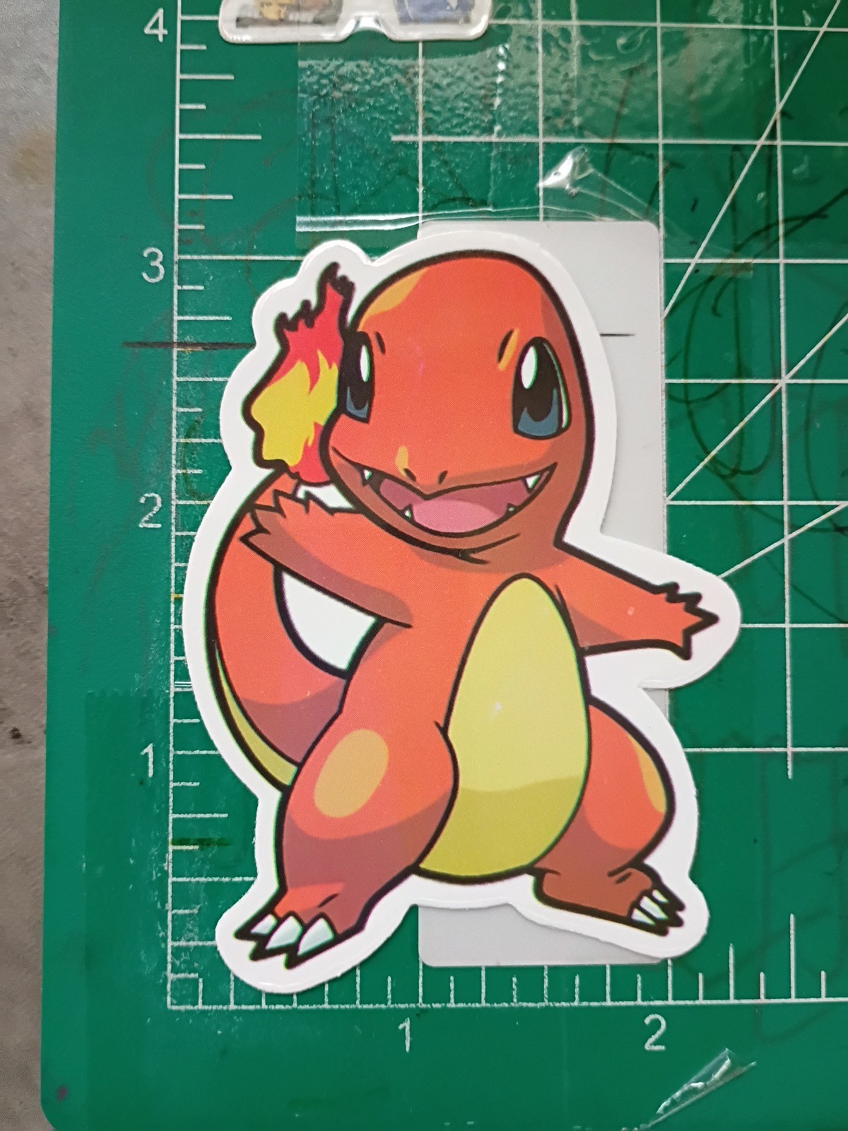 POKEMON STICKER X CHARMANDE3X3 INCHES STICKER X VYNIL DIE CUT STICKER HIGH GLOSS