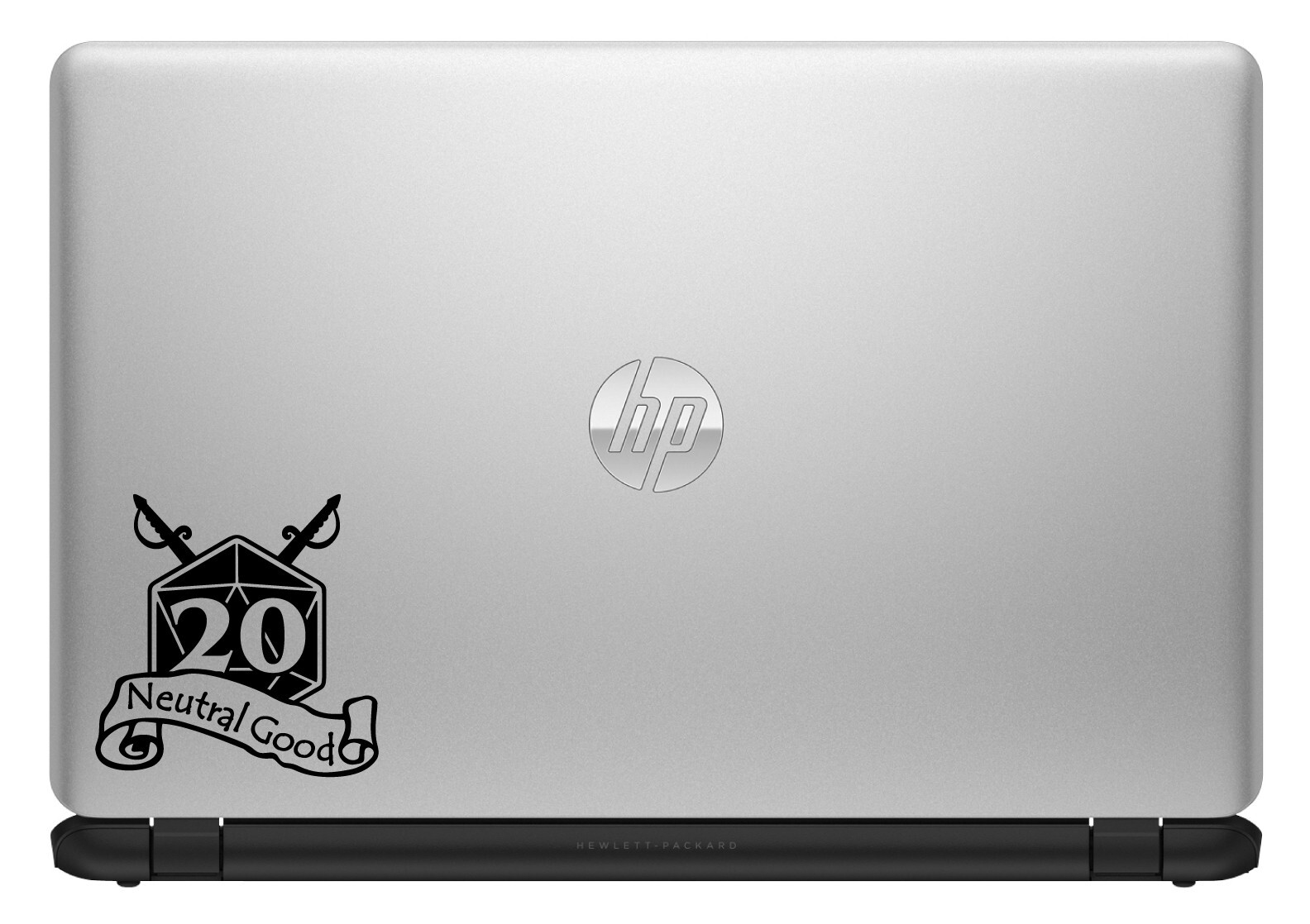 Neutral Good D20 Vinyl Sticker Decal Gaming RPG TTRPG Role Play Car Laptop More