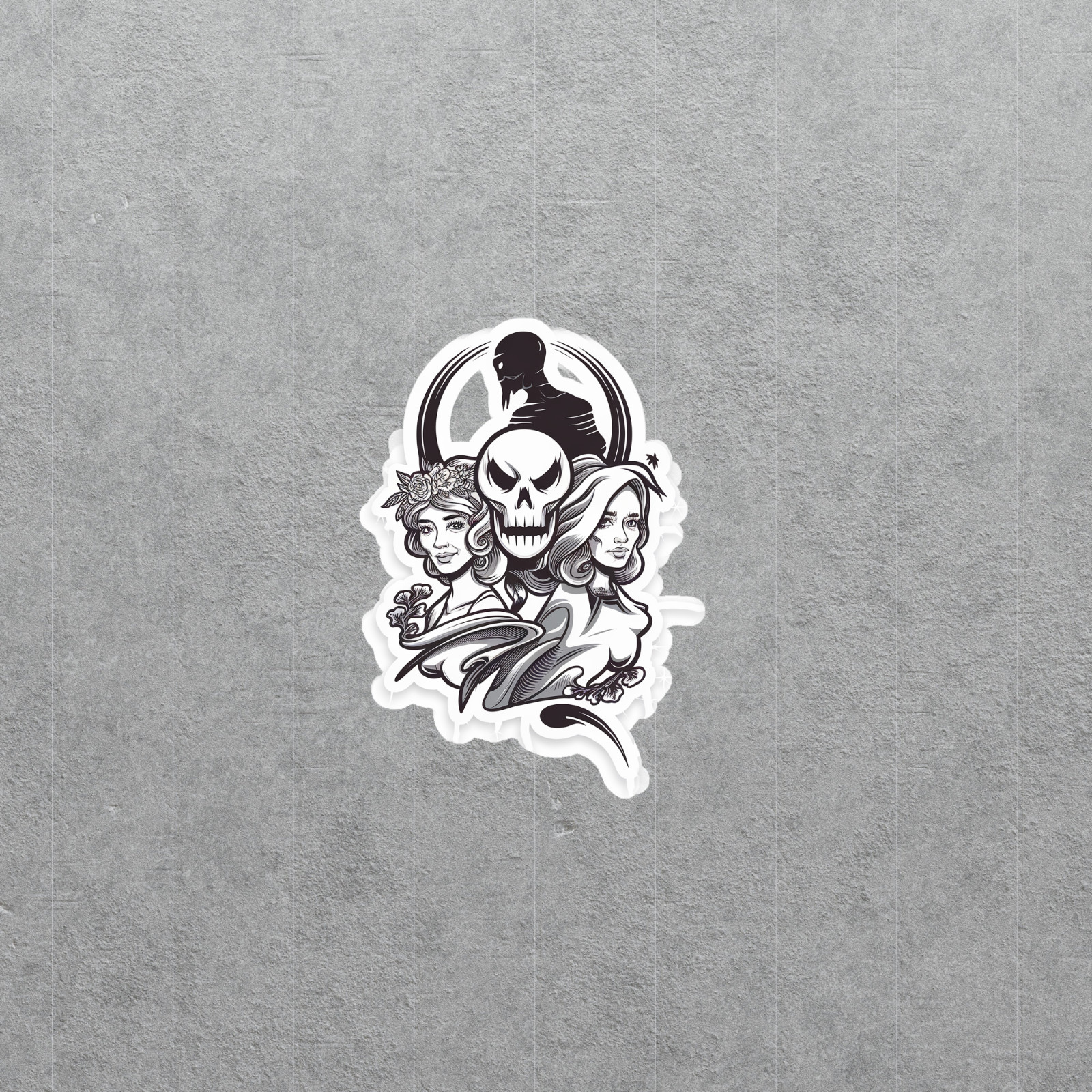 Jack Skellington Steampunk Gamer Sticker – Gothic Nightmare Gaming Decal #5997