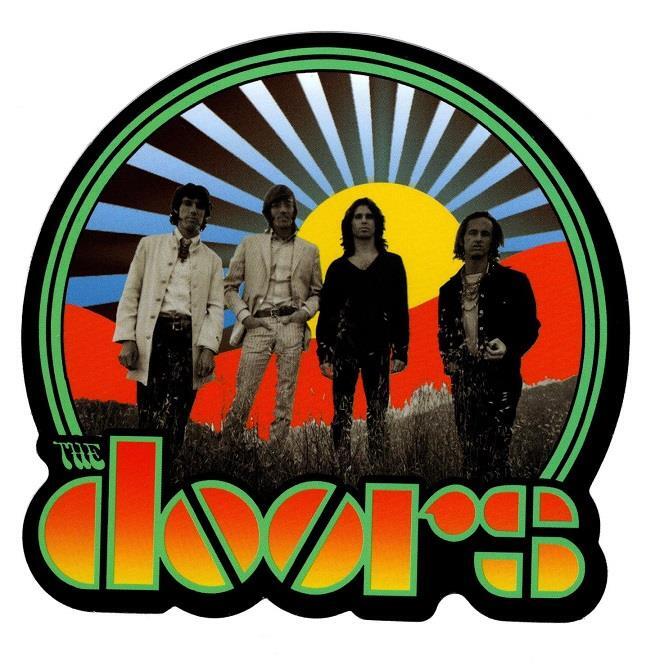 The Doors Sun Group Sticker Decal Official Rock