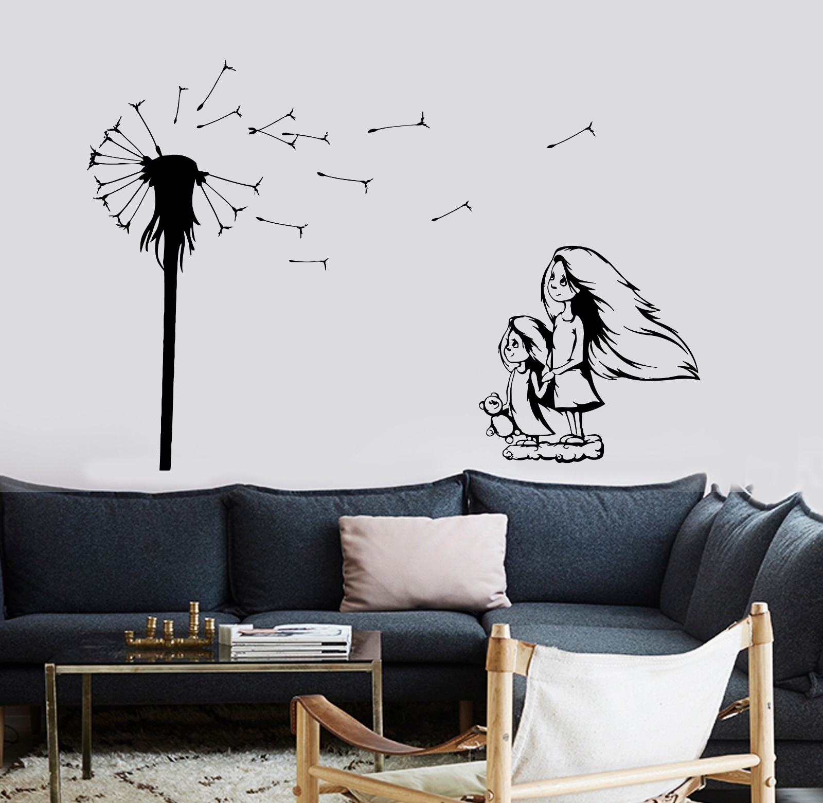 Wall Vinyl Decal Chandelier Amazing Modern Decor For Living Room Bedroom z3710