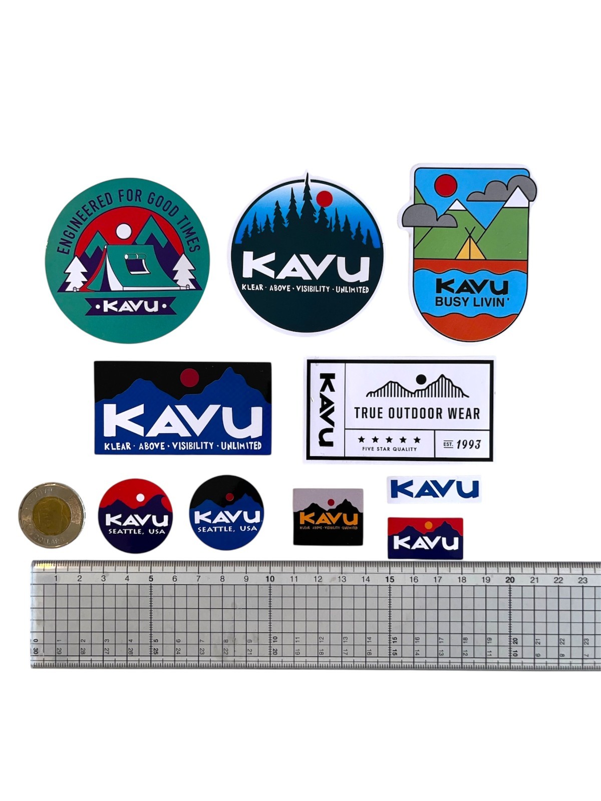 Kavu Laminated Vinyl Sticker Decal