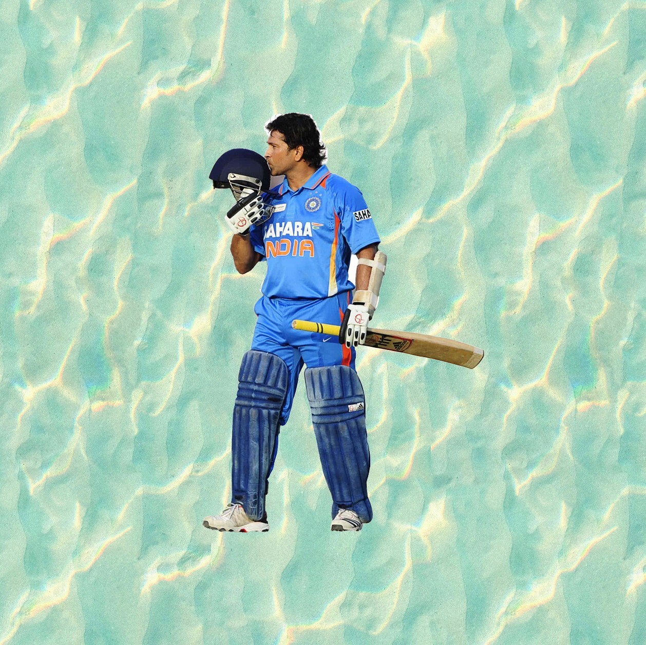 India Cricket star Sachin Tendulkar 100% waterproof vinyl sticker – many sizes
