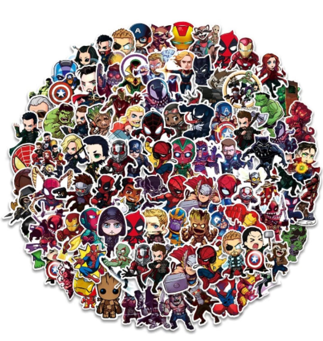 20 PCS Marvel Avengers Guardians of the Galaxy 2 Stickers BRAND NEW