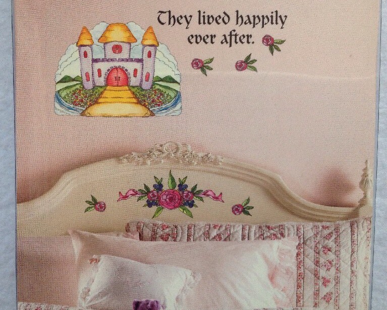 Two Pkgs Fairytale Castle Stickers / Wall Decoration "Happily ever after" New