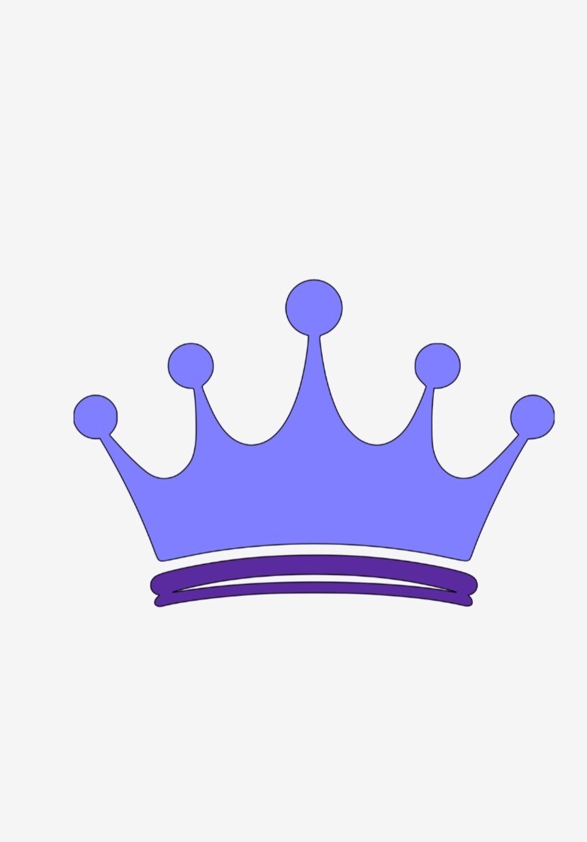 Crown Vinyl Sticker Decal King Queen – Choose Size & Color