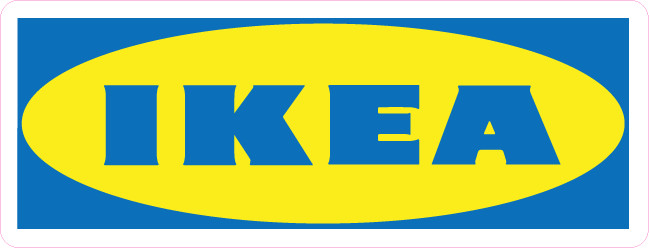 IKEA Logo Sticker | Premium Vinyl Decal for Car, Laptop, Water Bottle