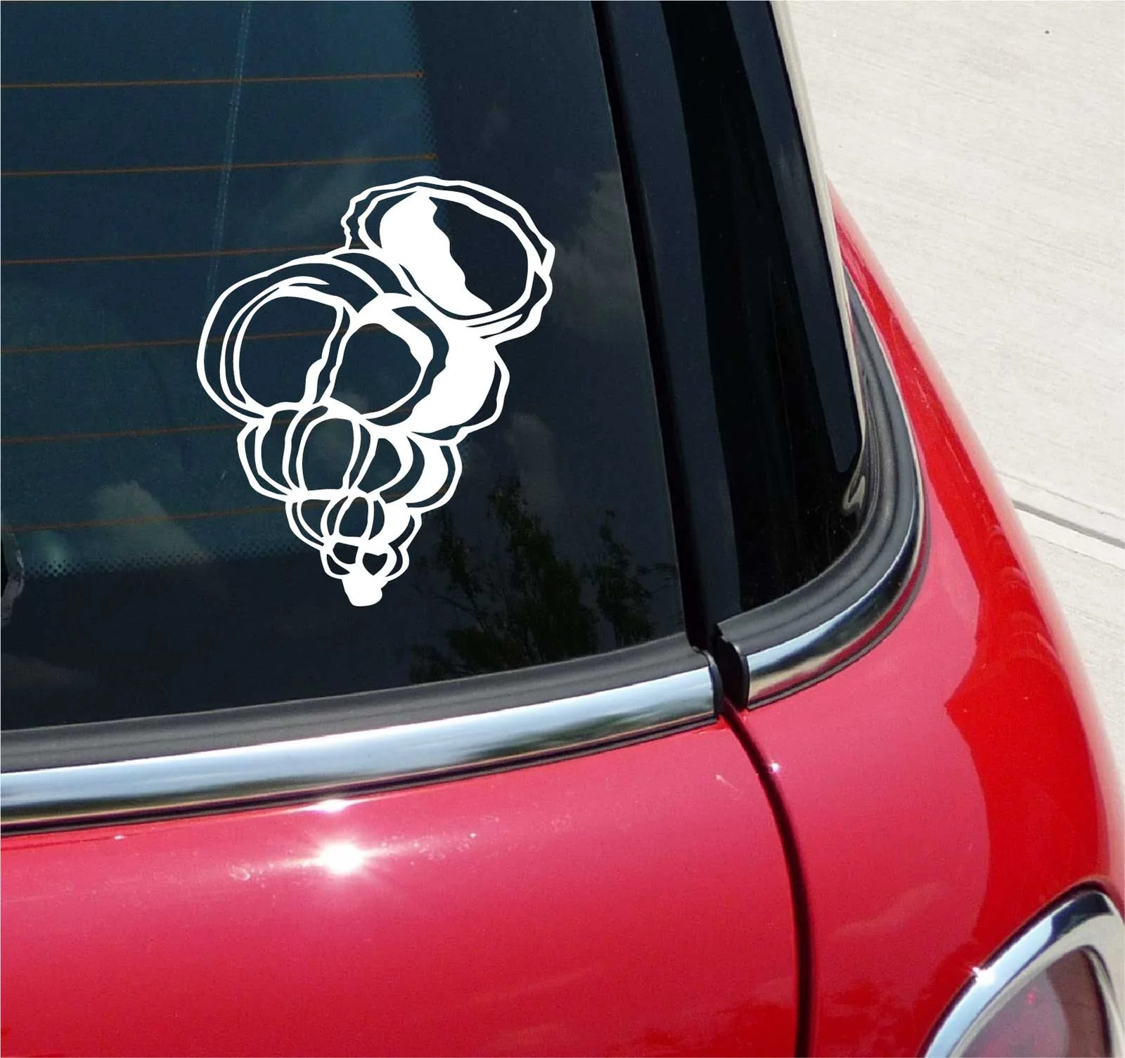 WENTEL TRAP SEA SHELL SEASHELL GRAPHIC DECAL STICKER ART CAR WALL