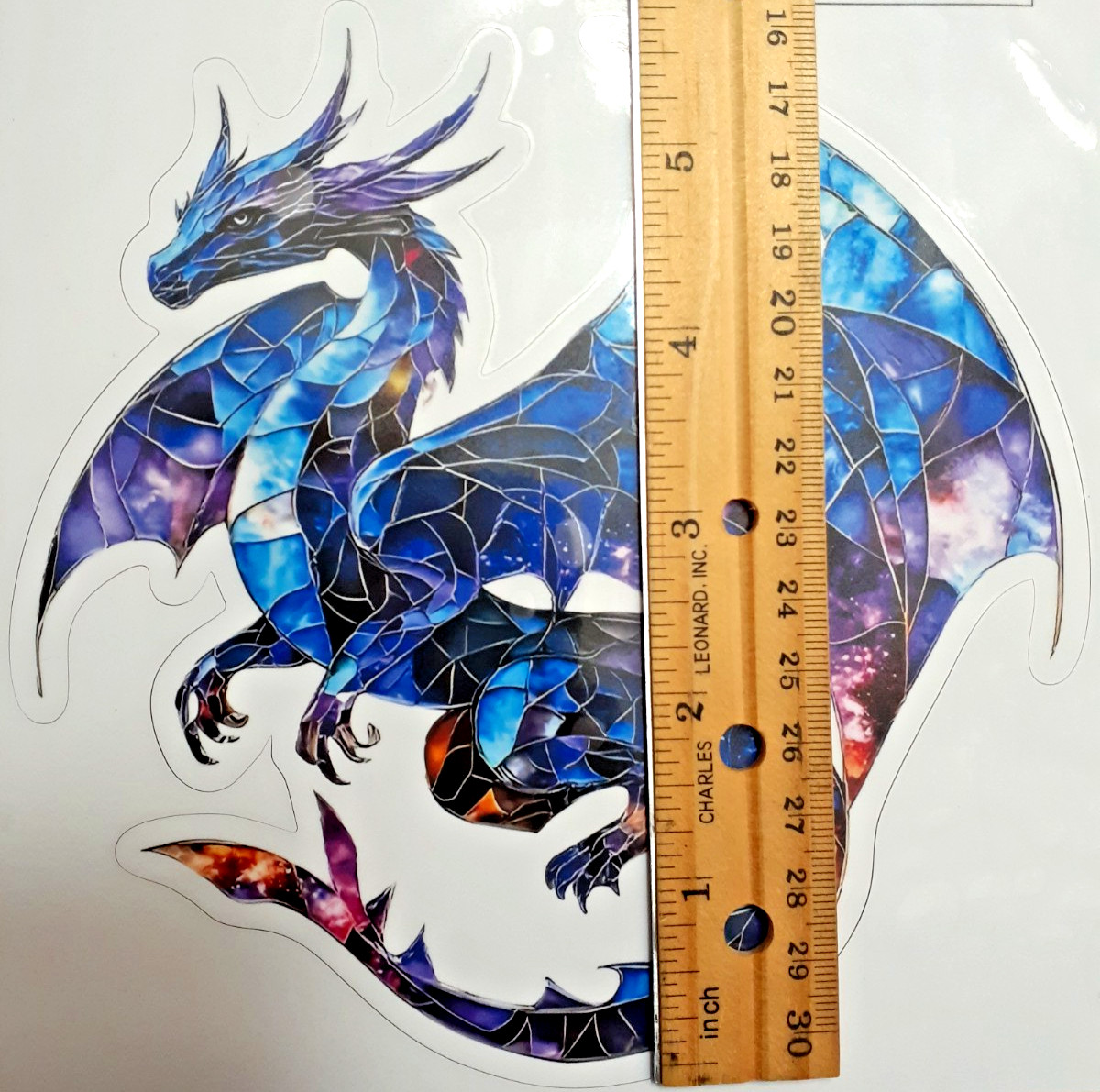 Starry Night Dragon Vinyl Decal Sticker 5.75" x 5.75"