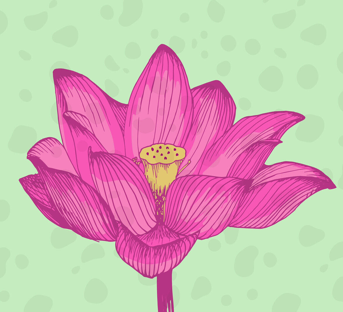 Beautiful Lotus Flower Sticker Decal