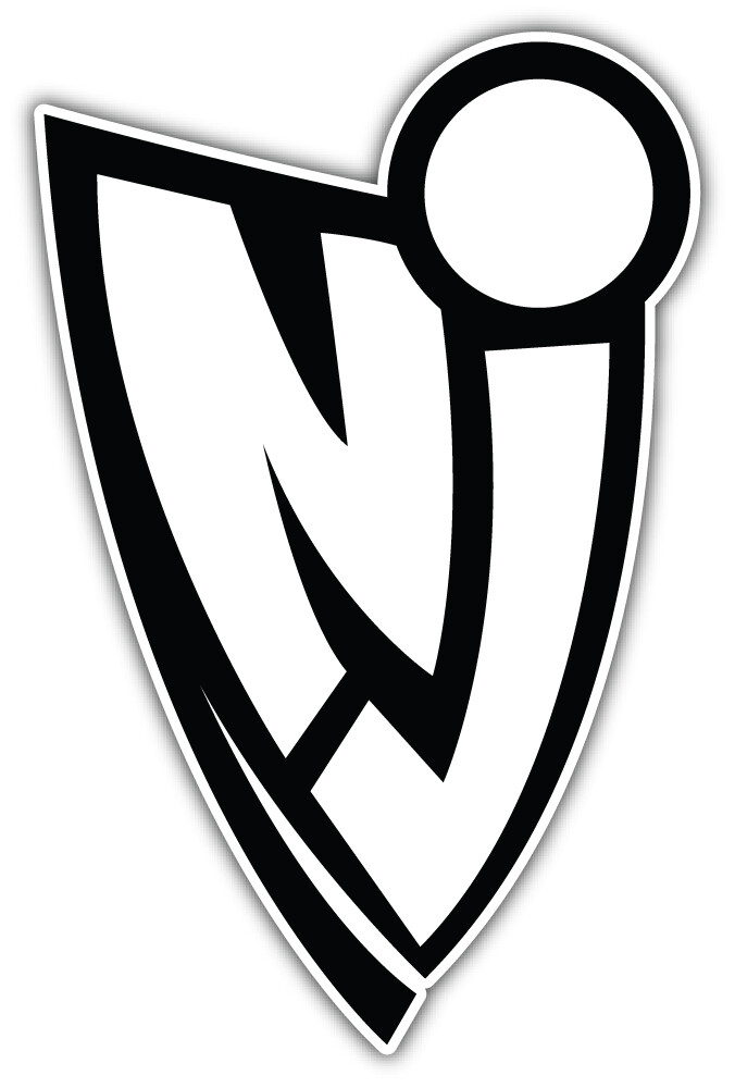 New Jersey Nets NBA Basketball Car Bumper Sticker Decal "SIZES" ID:1