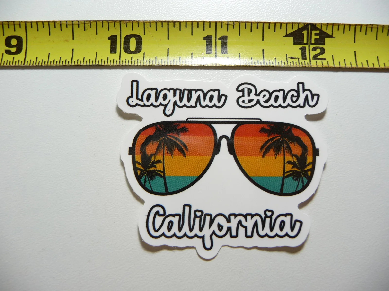CALIFORNIA LAGUNA BEACH SUNGLASSES SMALL STICKER DECAL PRIDE STATE