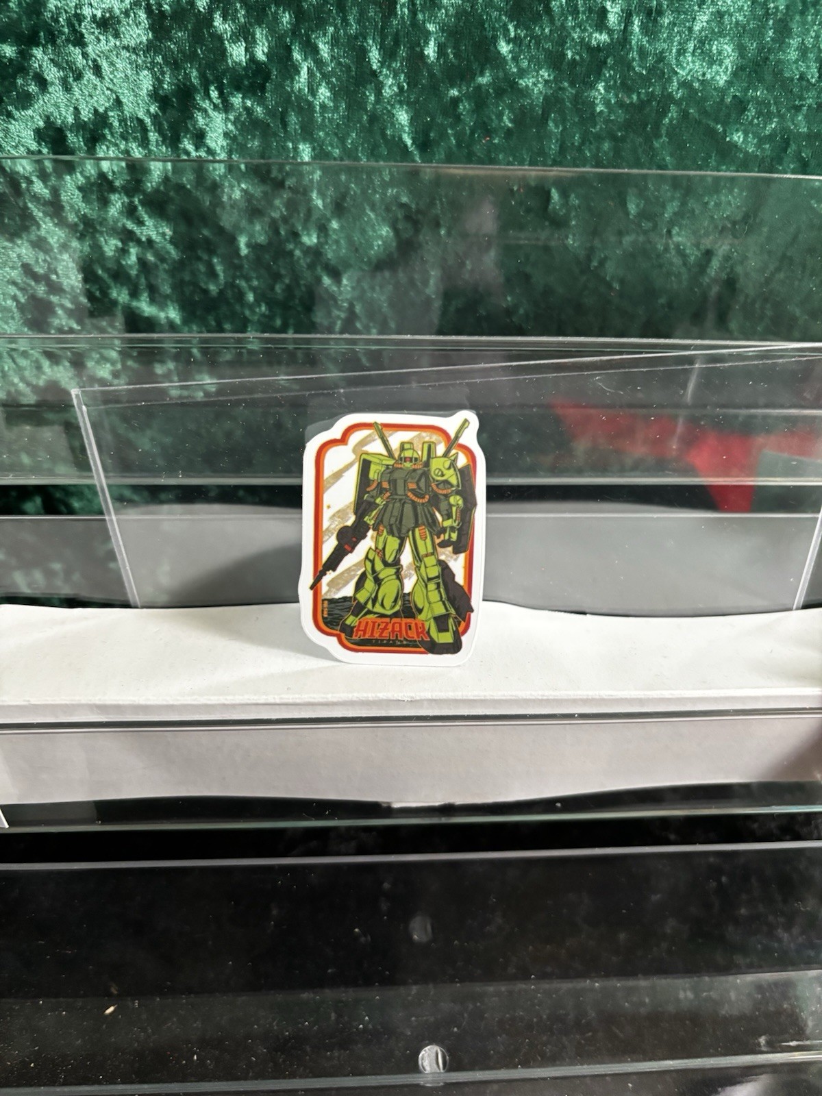 Gundam Hizack Sticker Decal Green Multicolor Anime & Manga Robot Mecha 2×1 1/4in
