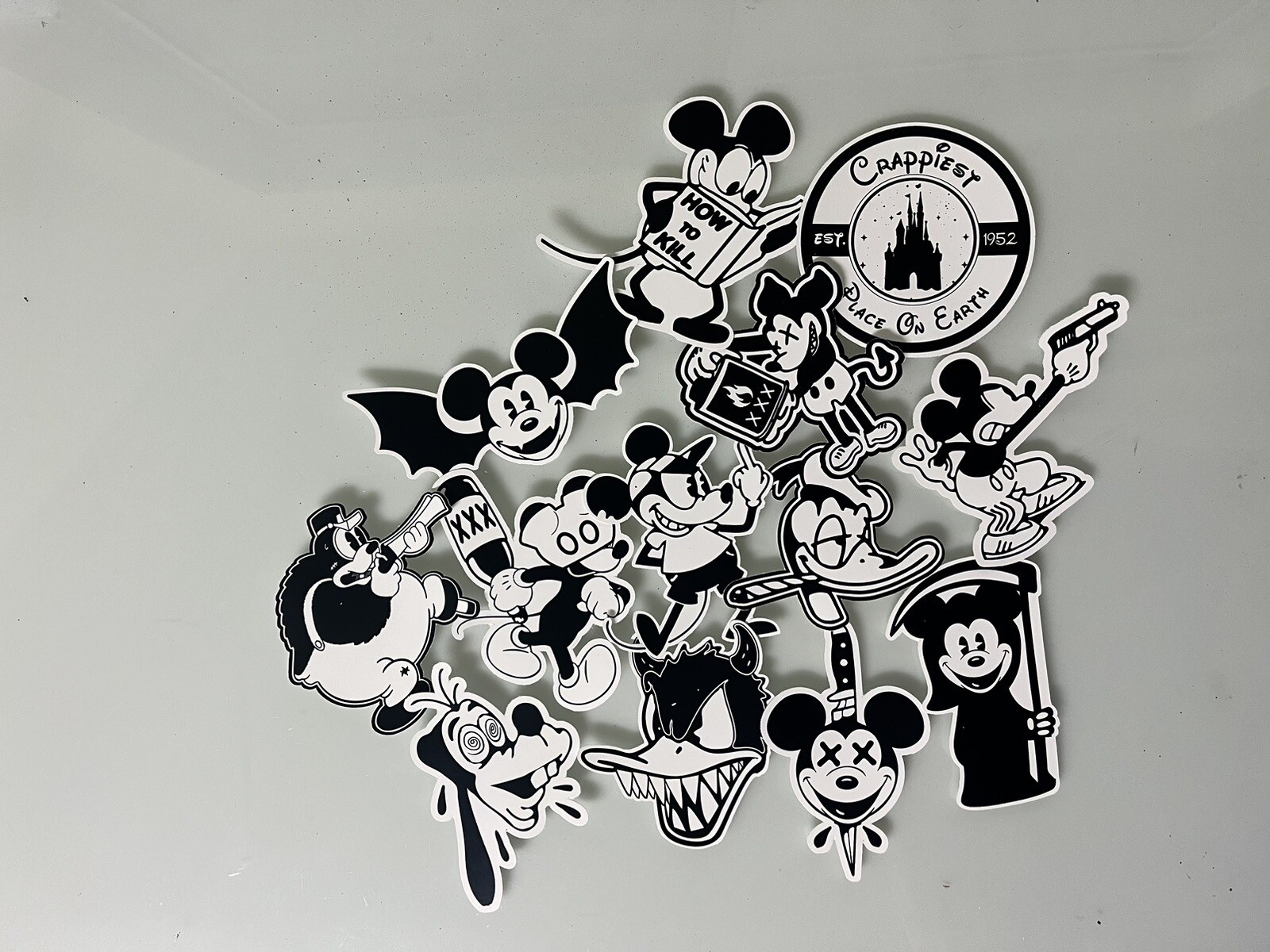 Mickey Mouse Sticker Pack – Punk Rock Heavy Metal