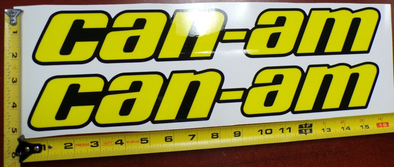 CAN-AM MAVERICK X3 R GRAPHIC DECAL STICKER USA MADE YELLOW BLACK SOLID THICK