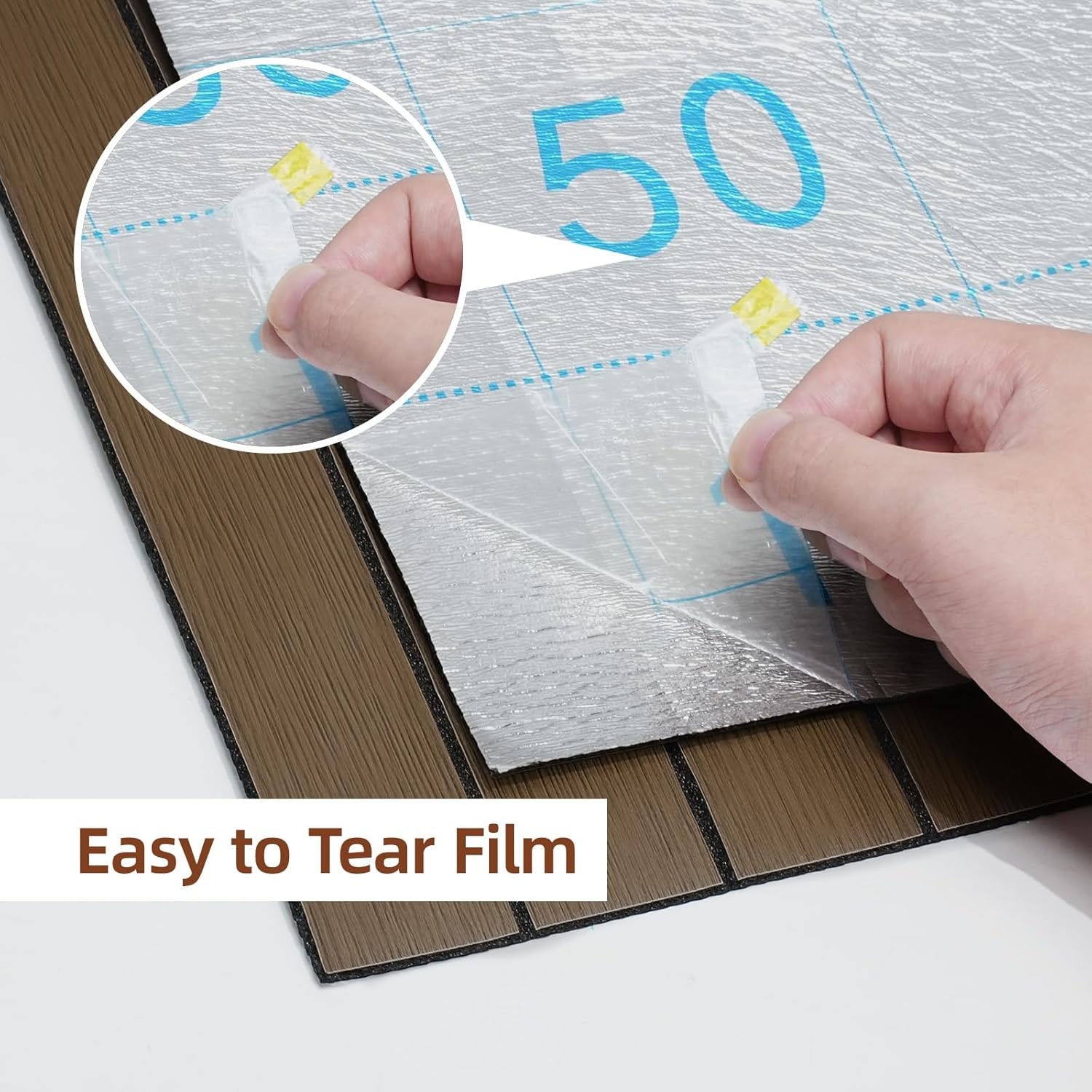 Peel & Stick Wood Slat Wall Panels 12"x12" 30×30cm Decorative PVC Soundproof