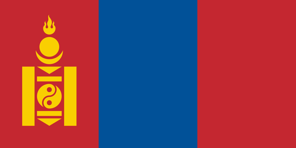 Mongolia Country Flag Vinyl Decal Sticker Car Truck Bumper Laptop Tumbler Mug