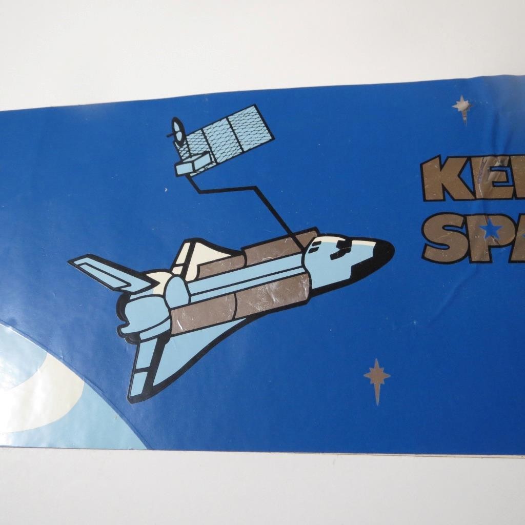 Kennedy Space Center Artemis Space Shuttle Vintage 80s Bumper Sticker Decal