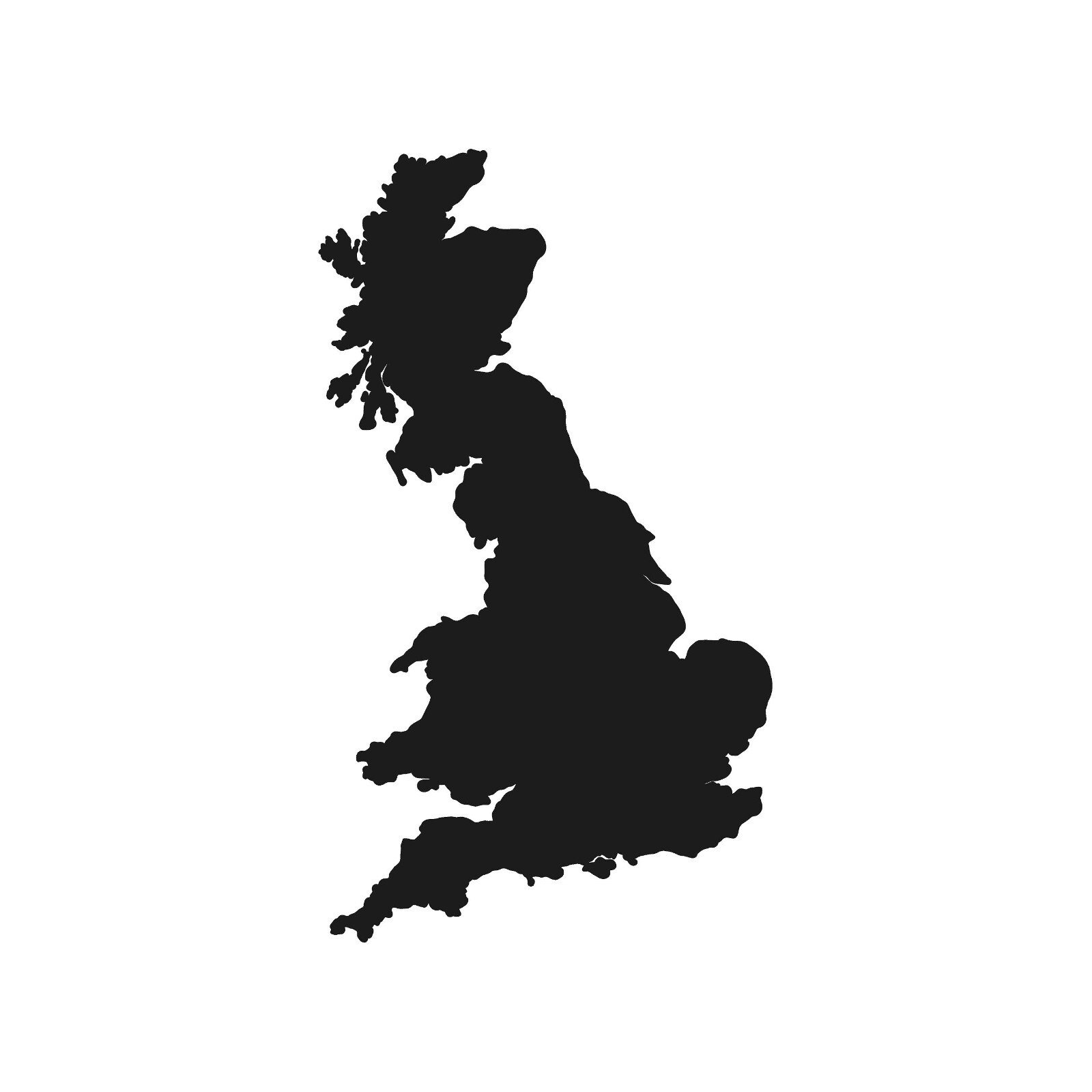United Kingdom Country Outline Vinyl Decal Car Window Laptop UK Sticker