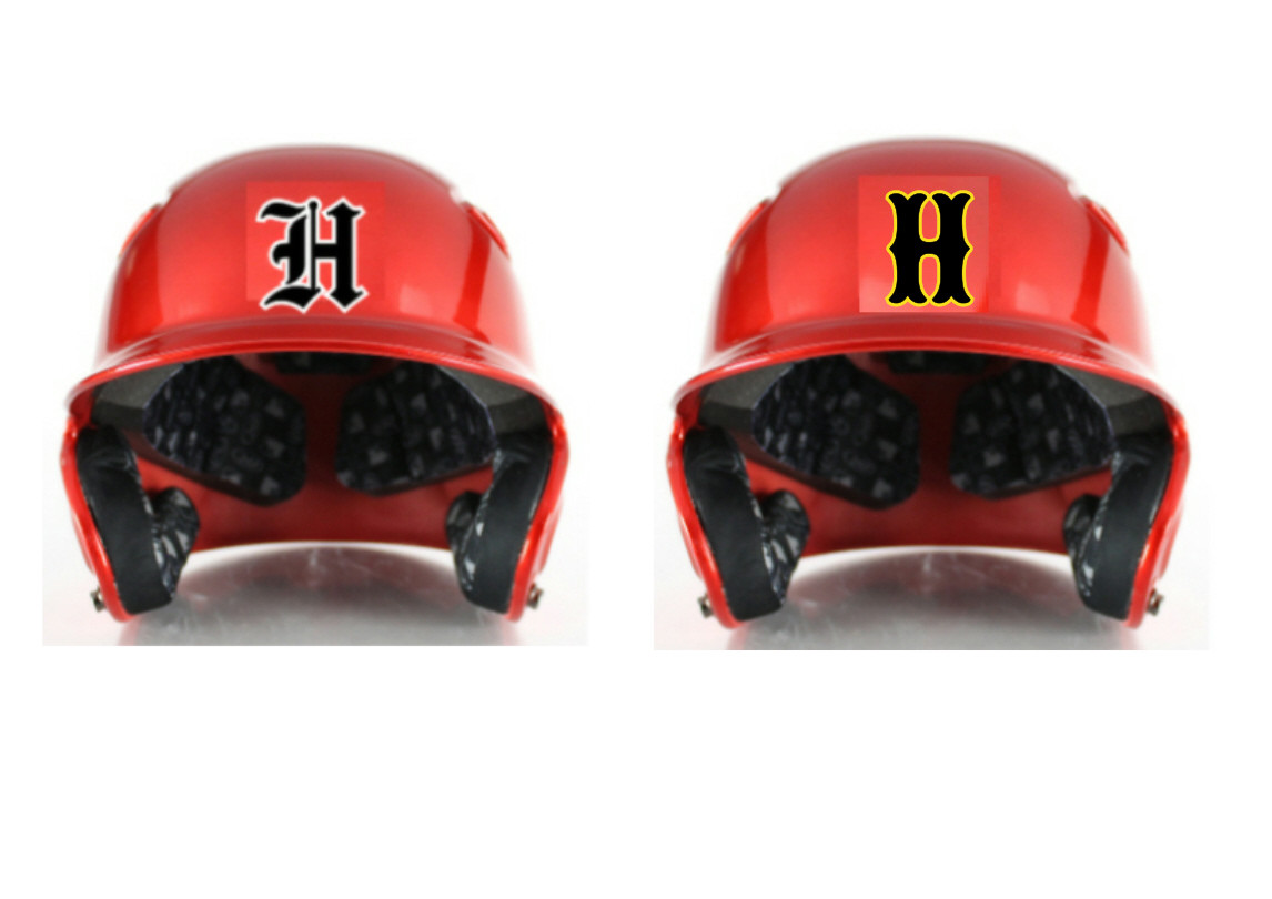 Custom Batter/Batting Letter Baseball/Softball Decals Sticker 2.0" Style 5 & 6