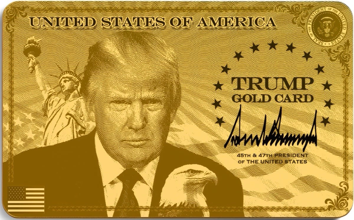 Holographic Trump Gold Card Credit Card Skin – Personalize and Protect Your Card