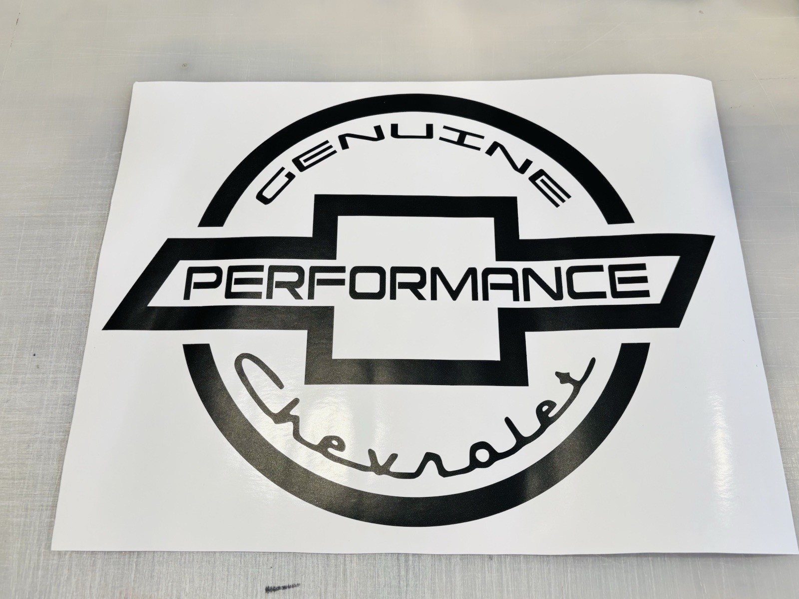 Solid Chevy Bowtie Vinyl Decal Many Sizes Colors Buy 2 Get 1 FREE +FREE Shipping