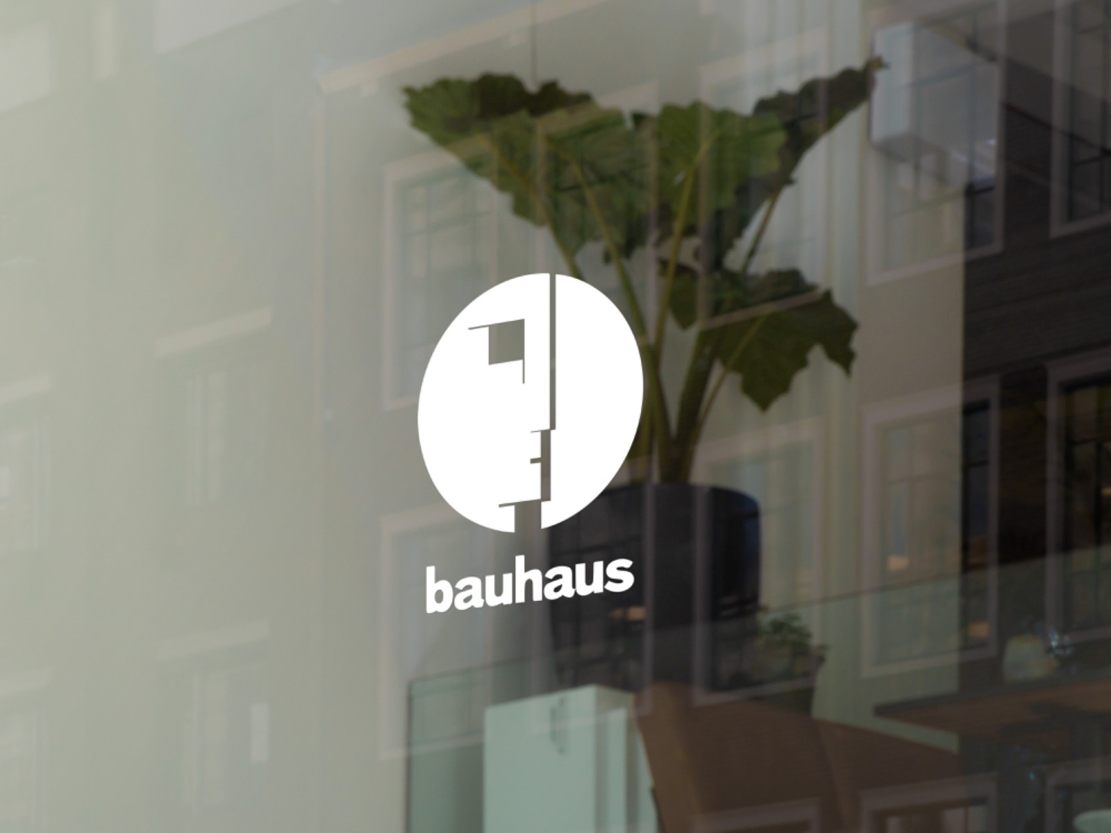 Bauhaus Logo Vinyl Decal | Modern Minimalist Art
