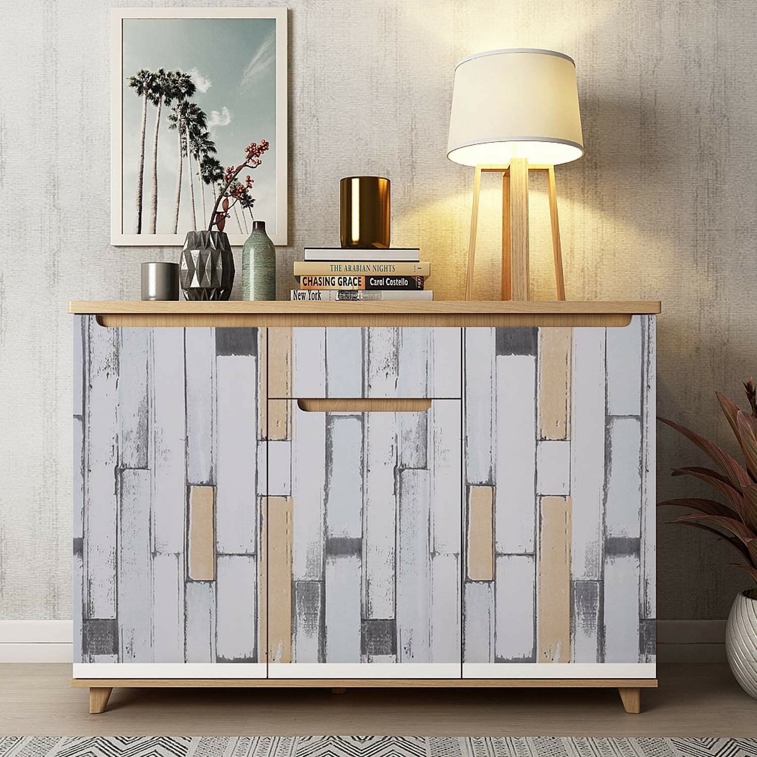 Wood Wallpaper Wood Paper – 11.8" x 78.7", Self-Adhesive Removable Wood Decorati