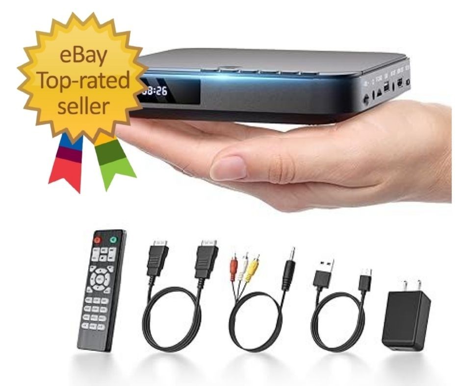 Mini DVD Player HDMI, DESOBRY 1080P HD Small Compact DVD Player for Smart TV …