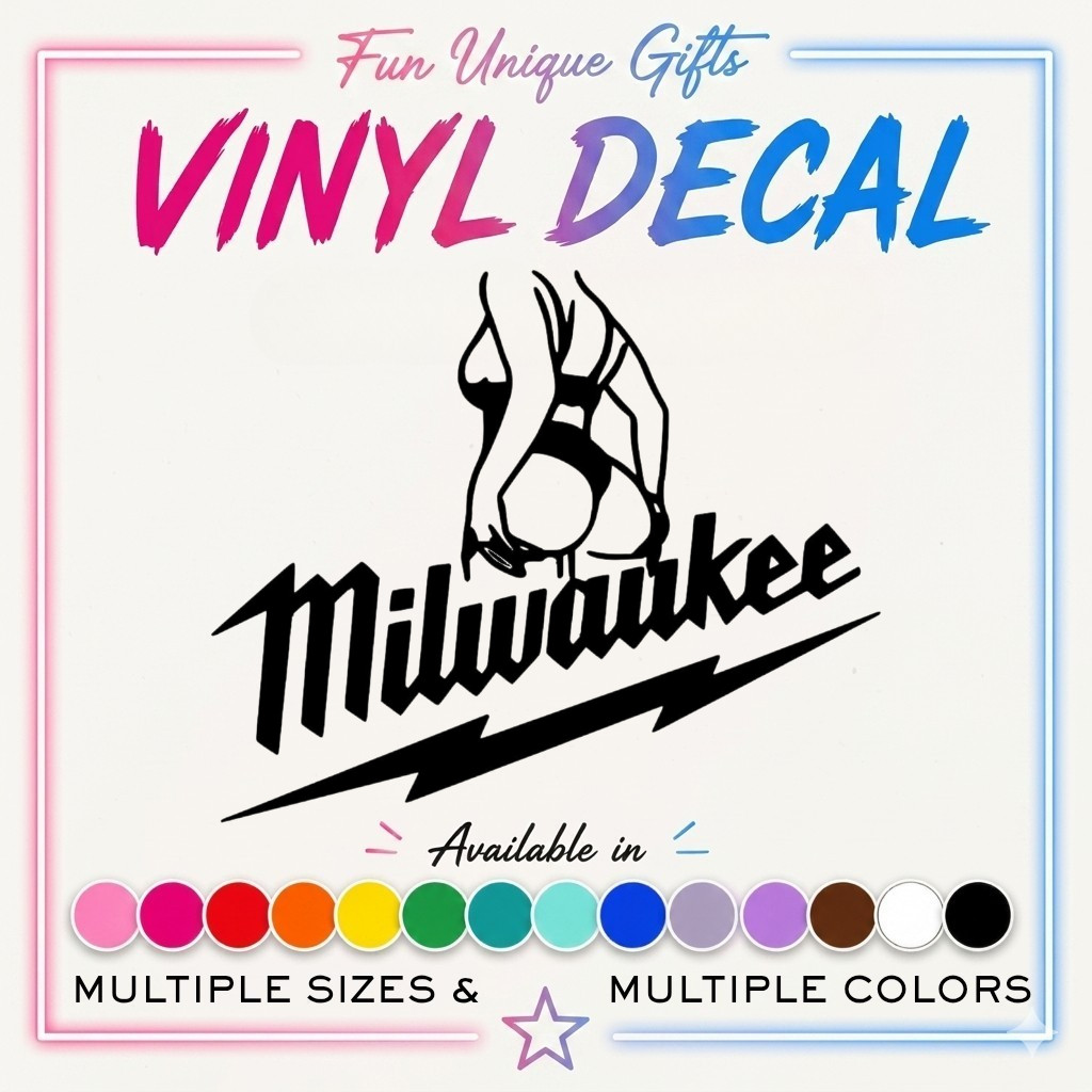 Sexy Milwaukee Vinyl Decal Sticker -Multiple Colors & Sizes- SHIPS FREE!