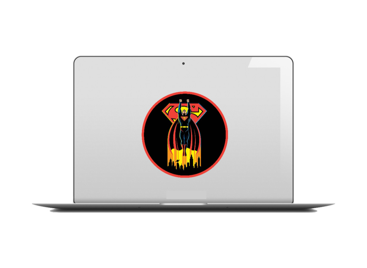 Superman (Drip Logo) – 4" Vinyl Decal Handmade Auto Cooler Laptop Decor Grill 26