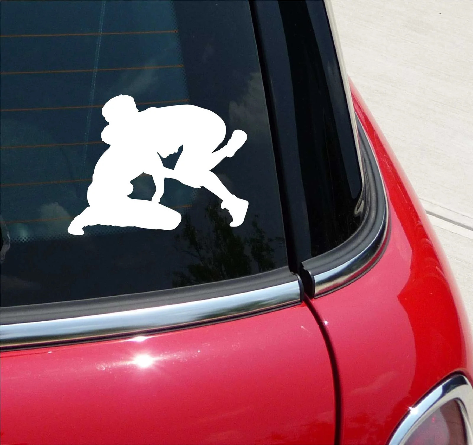 WRESTLING #5 WRESTLE WRESTLERS GRAPHIC DECAL STICKER ART CAR WALL
