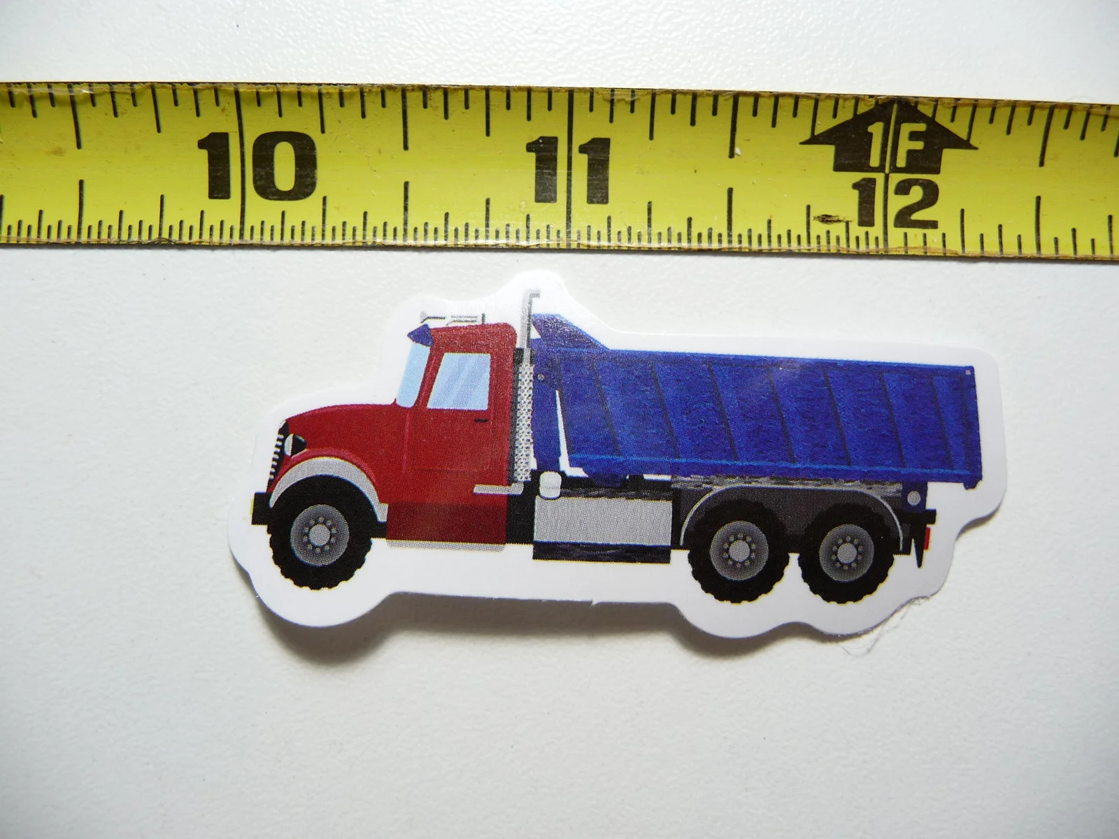 HEAVY DUTY DUMP TRUCK LEFT SMALL STICKER DECAL CONSTRUCTION MACHINERY